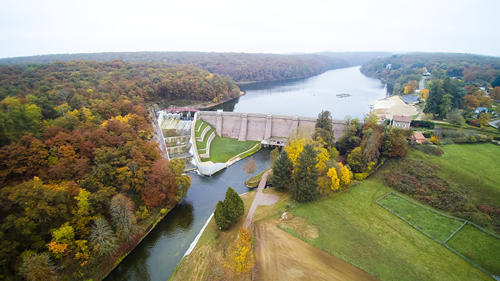 Visite guidée du barrage de Pont-et-Massène